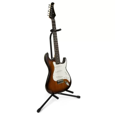 Metal Guitar Floor Stand Holder Foldable Folk Guitar Bracket Portable Lute Bass Rack For Acoustic Electric Guitar Display Stand - Image 4